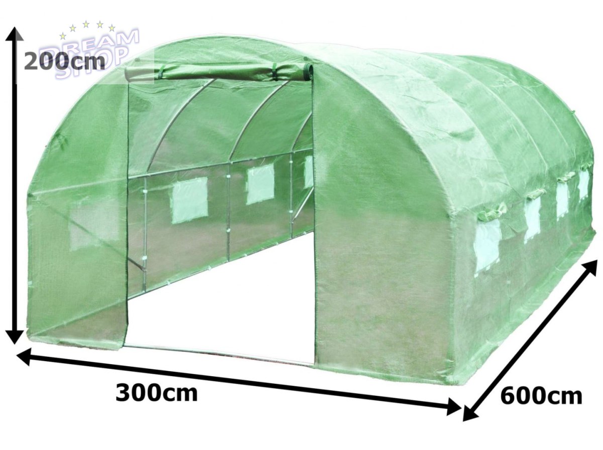 Tunel foliowy - szklarnia ogrodowa 3x6m Tunel foliowy - szklarnia ogrodowa 3x6m