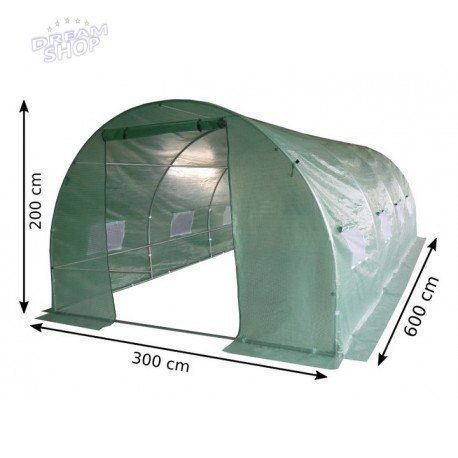 Tunel foliowy - szklarnia ogrodowa 3x6m Tunel foliowy - szklarnia ogrodowa 3x6m