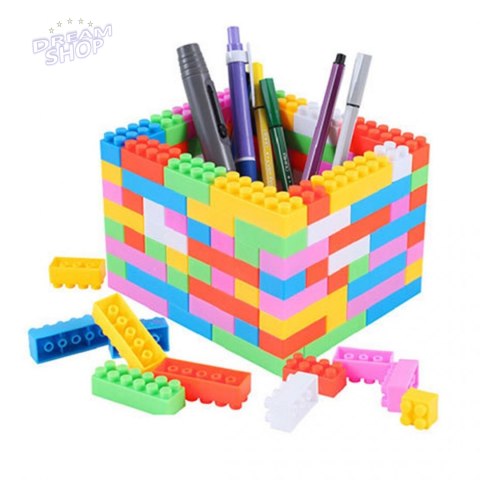 Klocki przestrzenne cegły edukacyjne BOX 240el