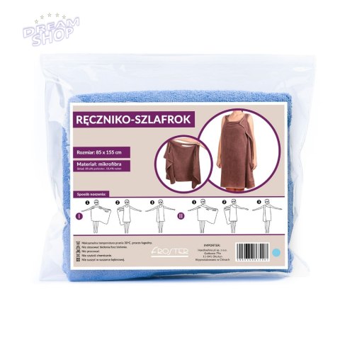 Ręczniko - Szlafrok fioletowy RĘCZNIK ramiączka Ręczniko - Szlafrok fioletowy RĘCZNIK ramiączka