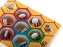 Gra edukacyjna plaster miodu pszczoły montessori