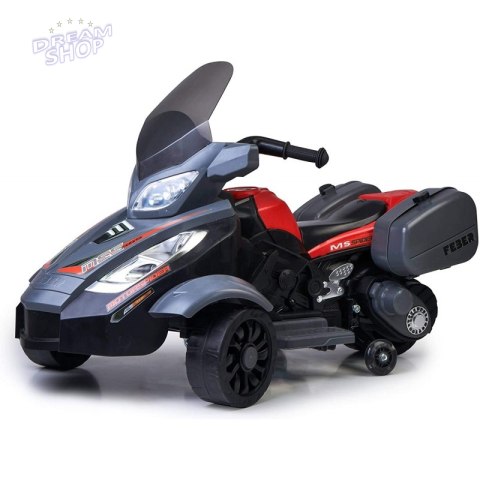 FEBER Motor Pojazd na Akumulator Wózek Motorek Elektryczny Trójkołowy 12V FEBER Motor Pojazd na Akumulator Wózek Motorek Elektryczny Trójkołowy 12V