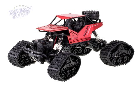 Samochód RC Rock Crawler 4x4 LHC012 auto 2w1 czerw