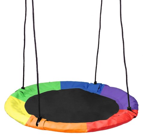 Huśtawka ogrodowa bocianie gniazdo ROMEK kolorowa 60cm