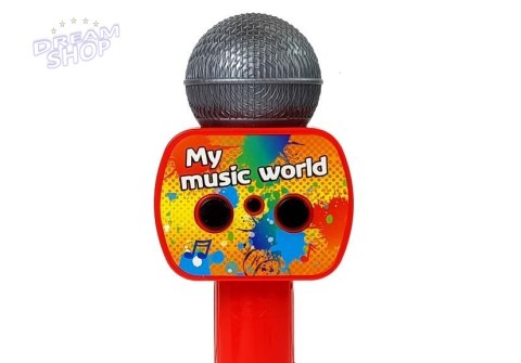 Mikrofon Dziecięcy Bezprzewodowy Karaoke Głośnik Bluetooth Czerwony Mikrofon Dziecięcy Bezprzewodowy Karaoke Głośnik Bluetooth Czerwony