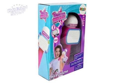 Mikrofon Dziecięcy Bezprzewodowy Karaoke Głośnik Bluetooth Różowy Mikrofon Dziecięcy Bezprzewodowy Karaoke Głośnik Bluetooth Różowy