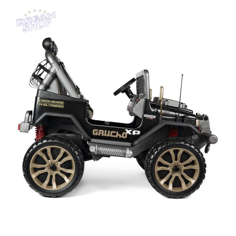 PEG PEREGO Samochód na Akumulator Gaucho XP Pojazd Jeep Terenowy 24V Radio Światła PEG PEREGO Samochód na Akumulator Gaucho XP Pojazd Jeep Terenowy 24V Radio Światła