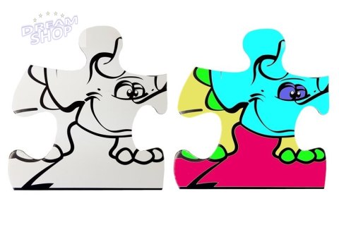 Puzzle Do Kolorowania Dinozaury Pisaki 24 elem Puzzle Do Kolorowania Dinozaury Pisaki 24 elem