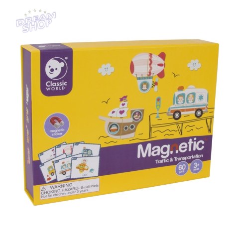 CLASSIC WORLD Puzzle Nauka Ruchu Transportu Drogowego 72 el. CLASSIC WORLD Puzzle Nauka Ruchu Transportu Drogowego 72 el.