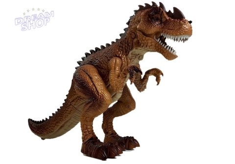 Ruchomy Dinozaur Tyranozaur z Pistoletem Na Parę Dźwięk Światła Żółty Ruchomy Dinozaur Tyranozaur z Pistoletem Na Parę Dźwięk Światła Żółty