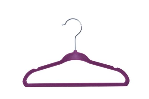 Wieszak welurowy Mini komplet 5 szt. - mix kolorów