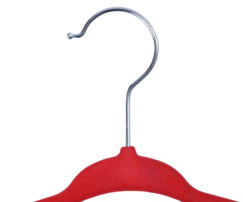 Wieszak welurowy Mini komplet 5 szt. - mix kolorów