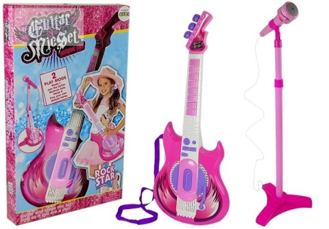 Gitara Z Mikrofonem Gwiazda Rocka Dźwięk