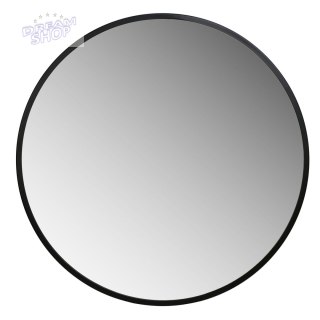 Lustro ścienne loftowe Sander 50cm czarne