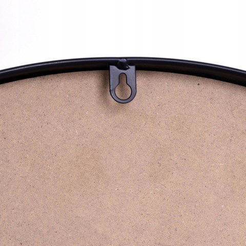 Lustro ścienne loftowe Sander 60cm czarne