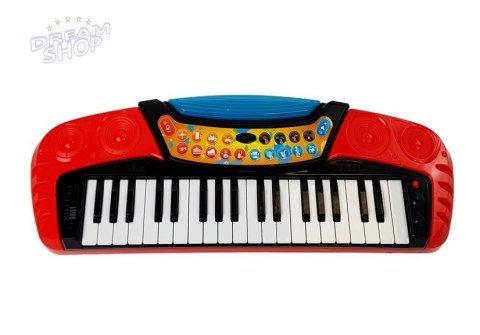 Zestaw Muzyczny 3 w 1 Gitara Keyboard Mikrofon