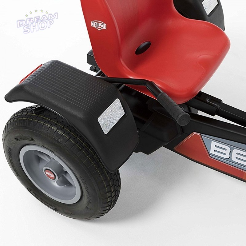 BERG Gokart na pedały Extra Sport Czerwony BFR Pompowane koła od 5 lat do 100 kg BERG Gokart na pedały Extra Sport Czerwony BFR Pompowane koła od 5 lat do 100 kg