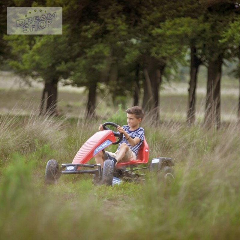 BERG Gokart na pedały Extra Sport Czerwony BFR Pompowane koła od 5 lat do 100 kg BERG Gokart na pedały Extra Sport Czerwony BFR Pompowane koła od 5 lat do 100 kg