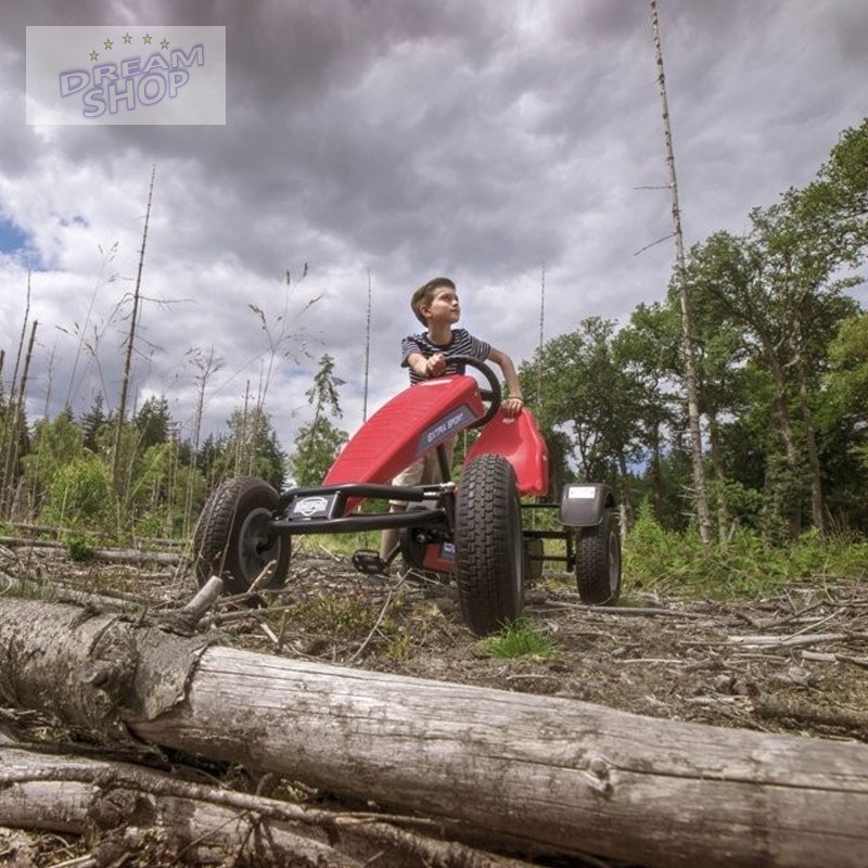 BERG Gokart na pedały Extra Sport Czerwony BFR Pompowane koła od 5 lat do 100 kg BERG Gokart na pedały Extra Sport Czerwony BFR Pompowane koła od 5 lat do 100 kg