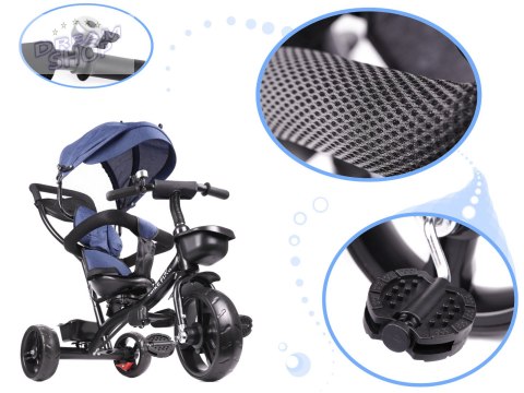 Rowerek trójkołowy Trike Fix Lite granatowy Rowerek trójkołowy Trike Fix Lite granatowy