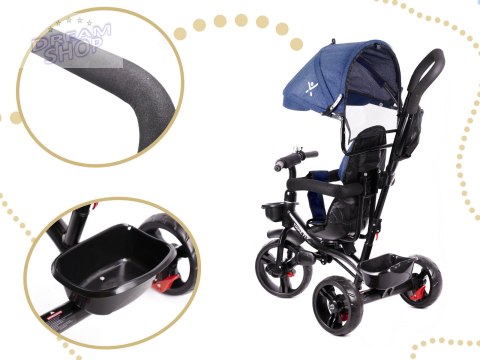Rowerek trójkołowy Trike Fix Lite granatowy Rowerek trójkołowy Trike Fix Lite granatowy