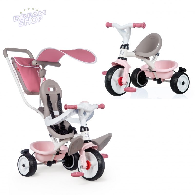 SMOBY Rowerek Trójkołowy Baby Balade plus Różowy SMOBY Rowerek Trójkołowy Baby Balade plus Różowy