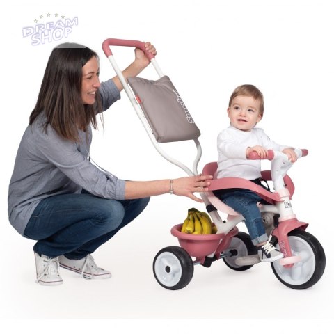 SMOBY Rowerek Trójkołowy Be Move Komfort Różowy SMOBY Rowerek Trójkołowy Be Move Komfort Różowy
