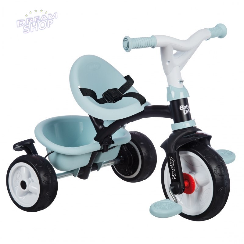 SMOBY Rowerek trójkołowy Baby Driver Komfort plus Niebieski SMOBY Rowerek trójkołowy Baby Driver Komfort plus Niebieski