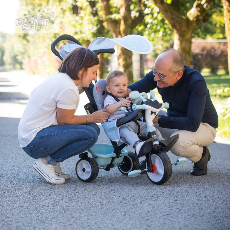 SMOBY Rowerek trójkołowy Baby Driver Komfort plus Niebieski SMOBY Rowerek trójkołowy Baby Driver Komfort plus Niebieski