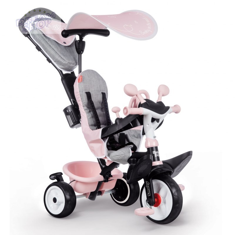 SMOBY Rowerek trójkołowy Baby Driver Komfort plus Różowy SMOBY Rowerek trójkołowy Baby Driver Komfort plus Różowy
