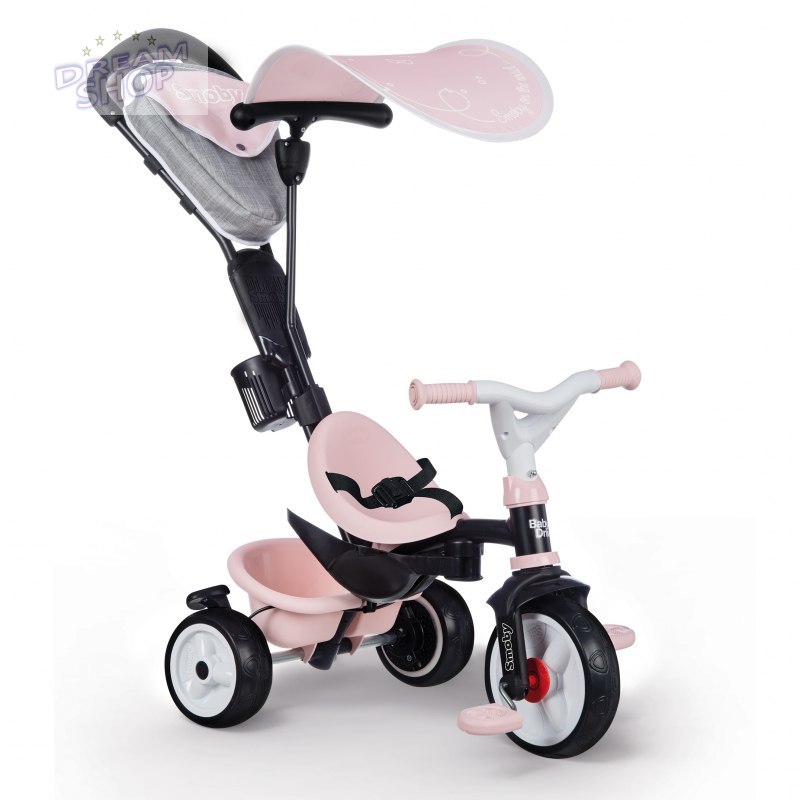 SMOBY Rowerek trójkołowy Baby Driver Komfort plus Różowy SMOBY Rowerek trójkołowy Baby Driver Komfort plus Różowy