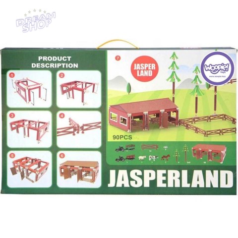 WOOPIE Zestaw Farma ze Zwierzętami Figurki + 2 Traktorki 102 el. WOOPIE Zestaw Farma ze Zwierzętami Figurki + 2 Traktorki 102 el.