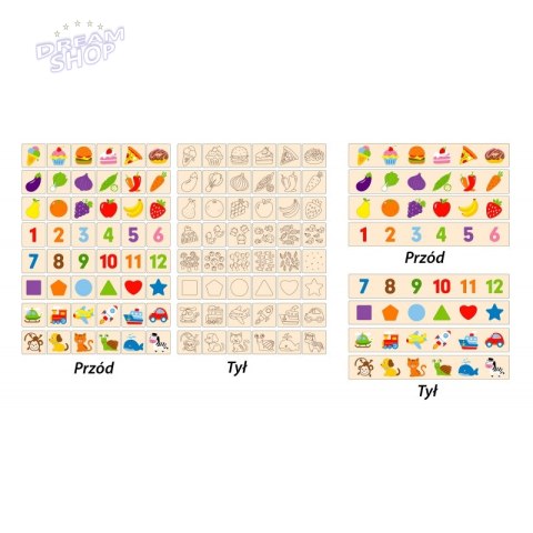 VIGA Drewniany Edukacyjny Sorter Gra Zwierzątka Owoce Warzywa VIGA Drewniany Edukacyjny Sorter Gra Zwierzątka Owoce Warzywa