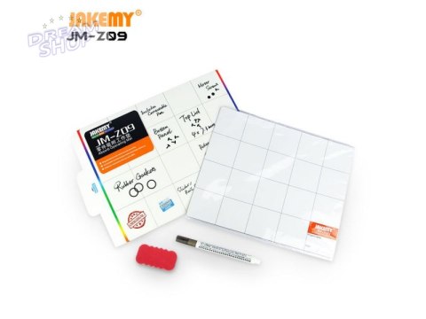 Mata Magnetyczna Zmywalna, Ścieralna + Pisak, Gąbka Jakemy Mata Magnetyczna Zmywalna, Ścieralna + Pisak, Gąbka Jakemy