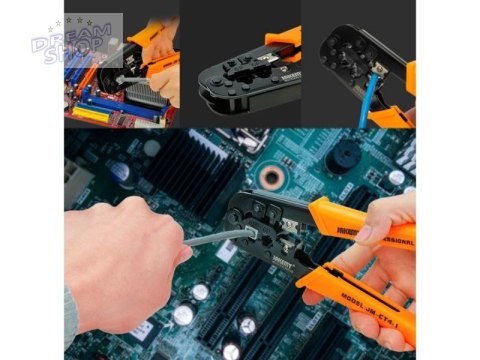 Profesjonalna Zaciskarka Do Kabli, Wtyczek RJ45 RJ12 RJ11 Jakemy