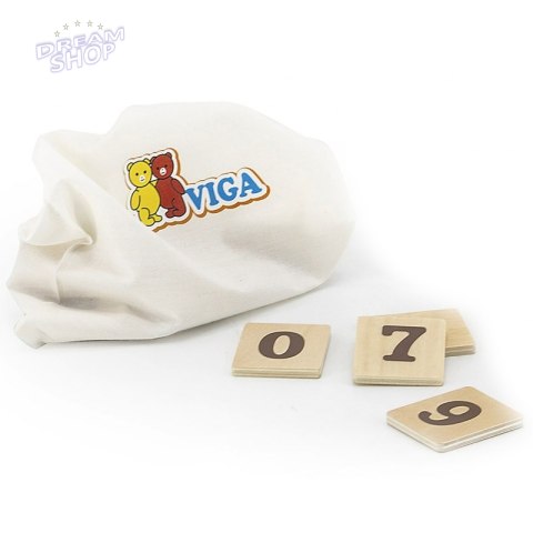 VIGA Drewniany Zegar Nauka Zegara Czasu VIGA Drewniany Zegar Nauka Zegara Czasu
