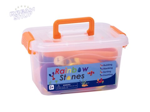 Kamyki kreatywne kolorowe układanka montessori Kamyki kreatywne kolorowe układanka montessori