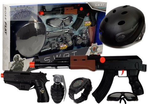 Zestaw Policjanta S.W.A.T Pistolety Kask Zestaw Policjanta S.W.A.T Pistolety Kask