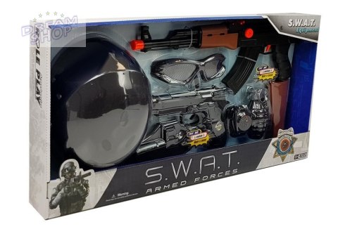 Zestaw Policjanta S.W.A.T Pistolety Kask Zestaw Policjanta S.W.A.T Pistolety Kask