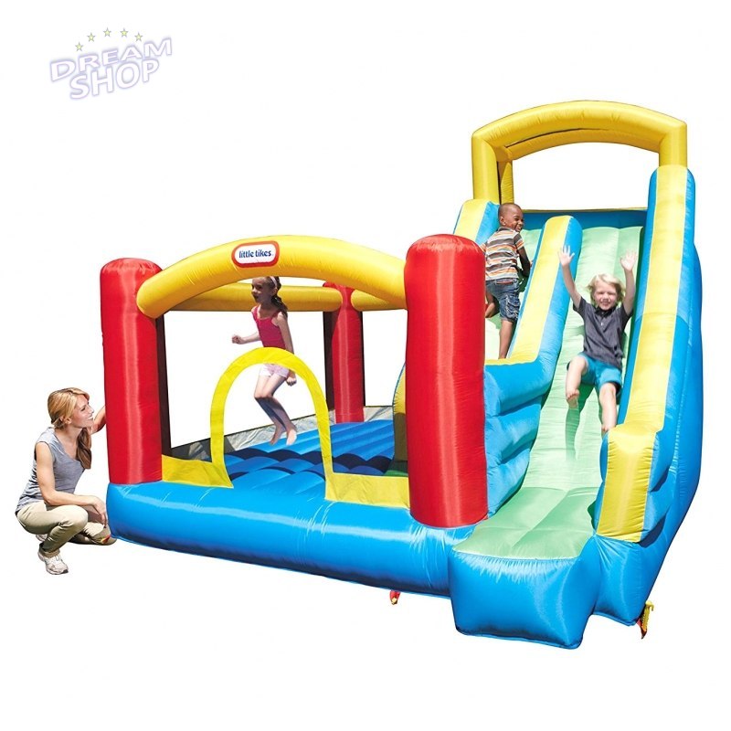 LITTLE TIKES Dmuchany Plac Zabaw Giant Slide ze Wspinaczką i Zjeżdżalnią LITTLE TIKES Dmuchany Plac Zabaw Giant Slide ze Wspinaczką i Zjeżdżalnią