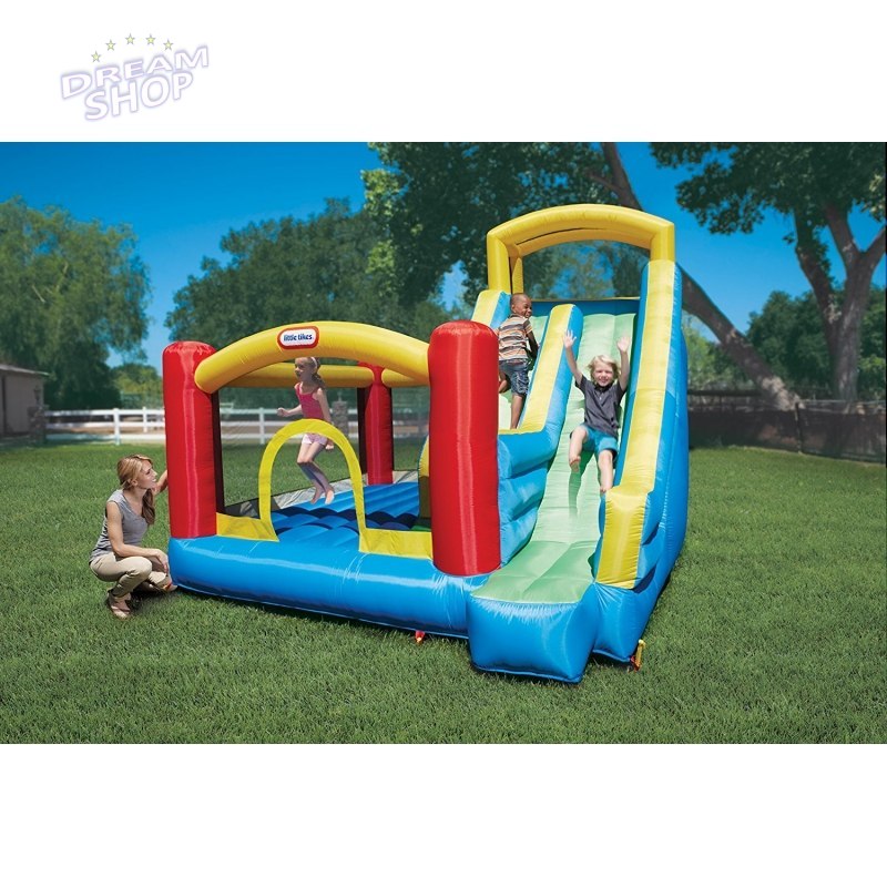 LITTLE TIKES Dmuchany Plac Zabaw Giant Slide ze Wspinaczką i Zjeżdżalnią LITTLE TIKES Dmuchany Plac Zabaw Giant Slide ze Wspinaczką i Zjeżdżalnią