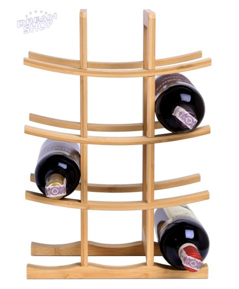 Stojak na wino bambusowy Stojak na wino bambusowy