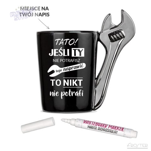 Kubek Złotej Rączki dla mechanika majsterkowicza Kubek Złotej Rączki dla mechanika majsterkowicza