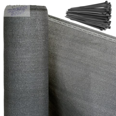 Siatka cieniująca 180g 1,5X25m szara Siatka cieniująca 180g 1,5X25m szara