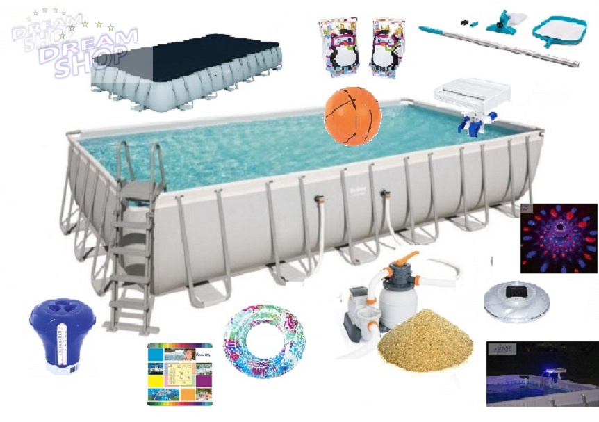 Basen Stelażowy 24FT 732x366x132 cm POWERSteel 6w1 BESTWAY Basen Stelażowy 24FT 732x366x132 cm POWERSteel 6w1 BESTWAY