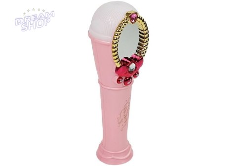 Magiczne Lustro Z Mikrofonem Różowy USB Światła Magiczne Lustro Z Mikrofonem Różowy USB Światła