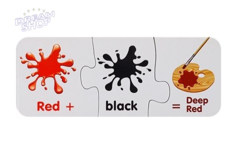 Puzzle Edukacyjne Kolory Angielski 10 Połączeń Puzzle Edukacyjne Kolory Angielski 10 Połączeń