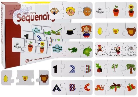 Puzzle Edukacyjne Układanka Nauka 10 Połączeń Puzzle Edukacyjne Układanka Nauka 10 Połączeń