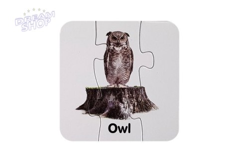 Puzzle edukacyjne dzikie zwierzęta 10 el Puzzle edukacyjne dzikie zwierzęta 10 el