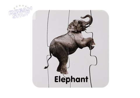 Puzzle edukacyjne dzikie zwierzęta 10 el Puzzle edukacyjne dzikie zwierzęta 10 el